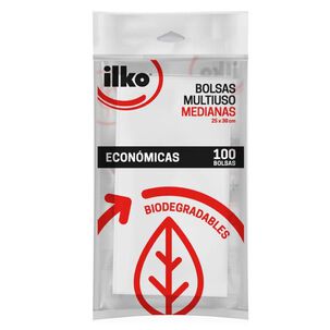 Bolsas Multiuso Económicas Biosmart 25x38cms 100un. Ilko